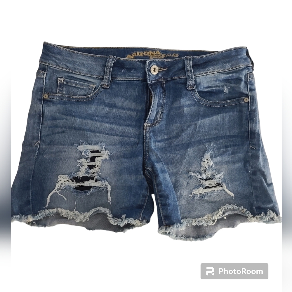 Arizona Women's Distressed Jean Shorts Size 3 Juniors